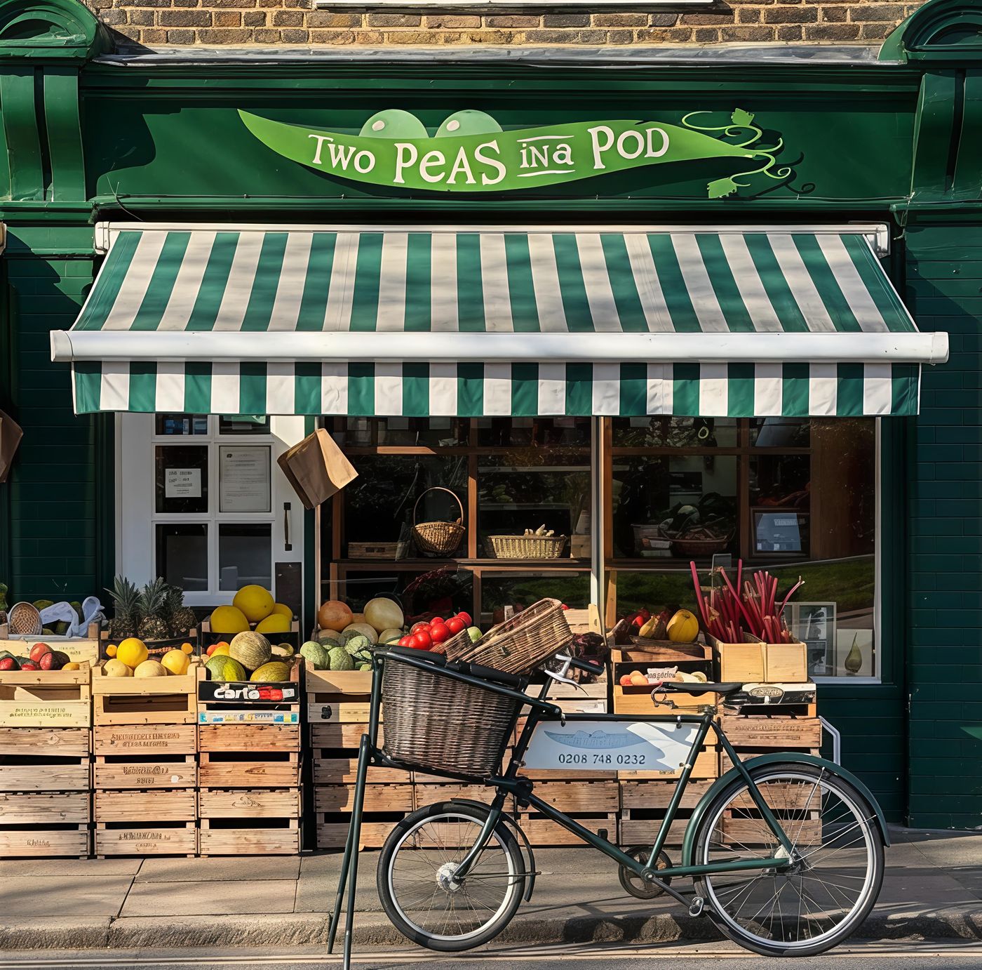 Two Peas in a Pod storefront in Barnes